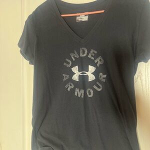 Under Armour Black Semi-Fitted Tee